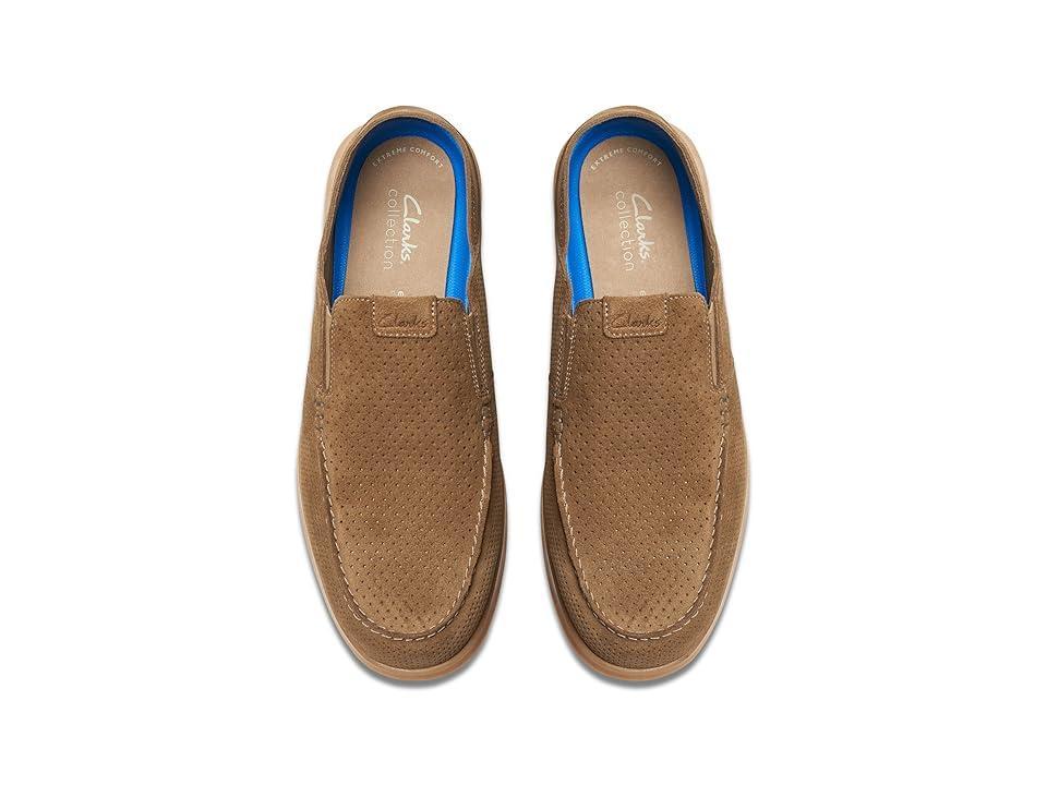 Clarks® Flexway Easy Men's Suede Shoes, Size: 8, Light Product Image