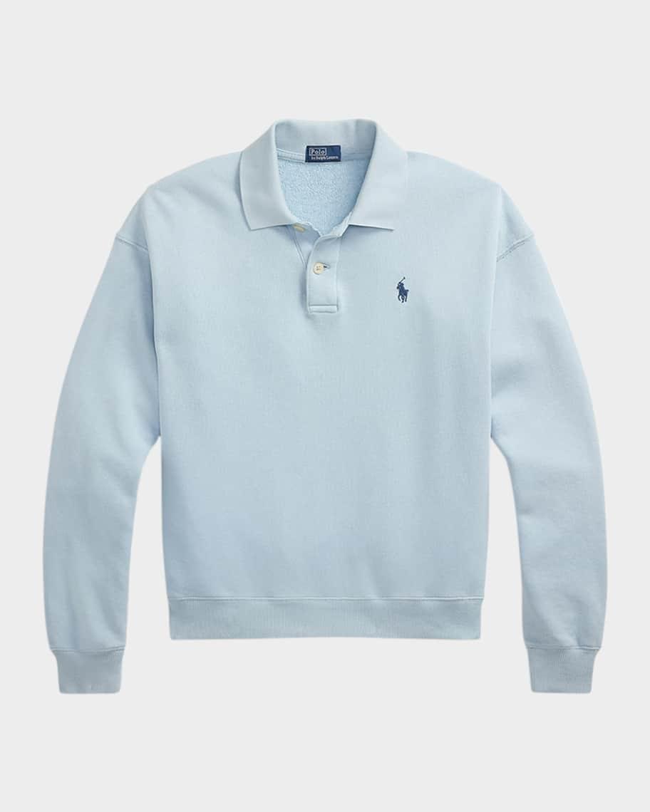 Lightweight Fleece Long-Sleeve Polo Product Image