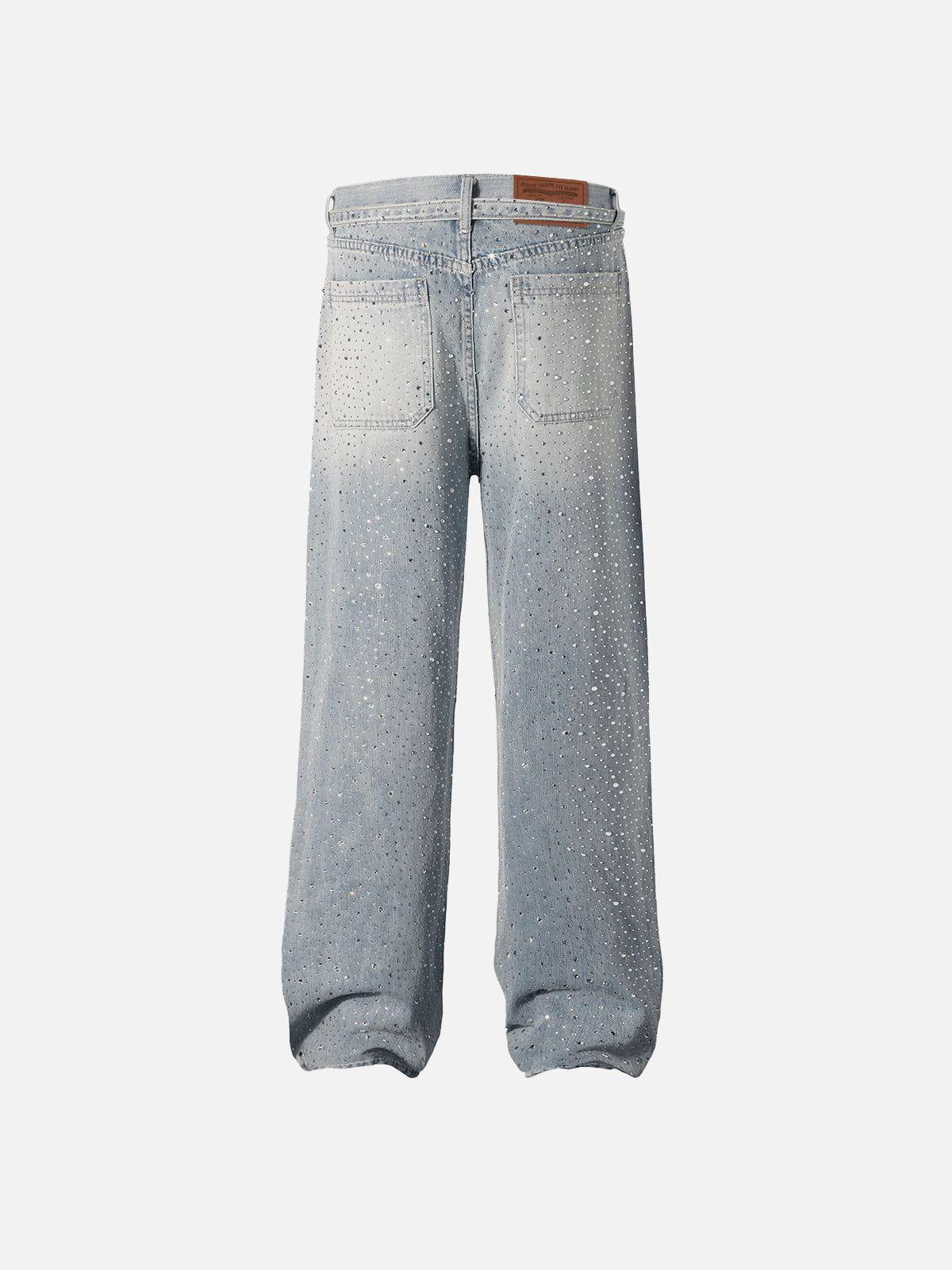 Aelfric Eden Rhinestone Baggy Jeans Product Image