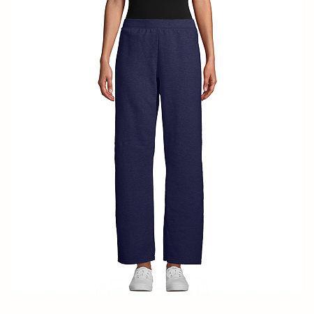 Hanes EcoSmart Womens Fleece Sweatpants with Open Bottom Legs, 30.5 Light Steel S Product Image