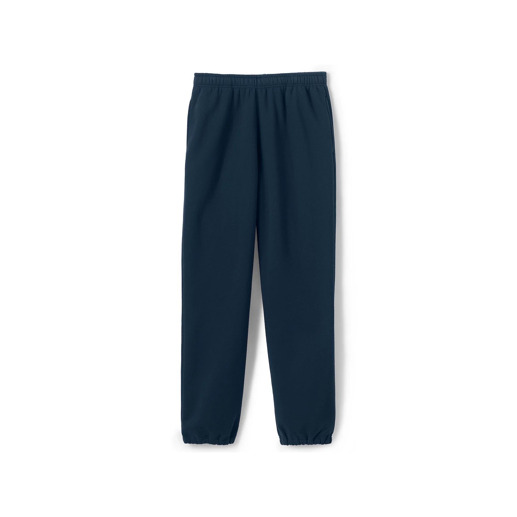 Big & Tall Lands' End Serious Sweats Sherpa Lined Sweatpants, Men's, Size: 4XL, Gray Grey Product Image