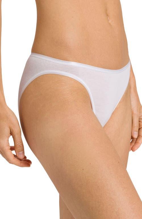 Seamless High-Cut Cotton Briefs Product Image
