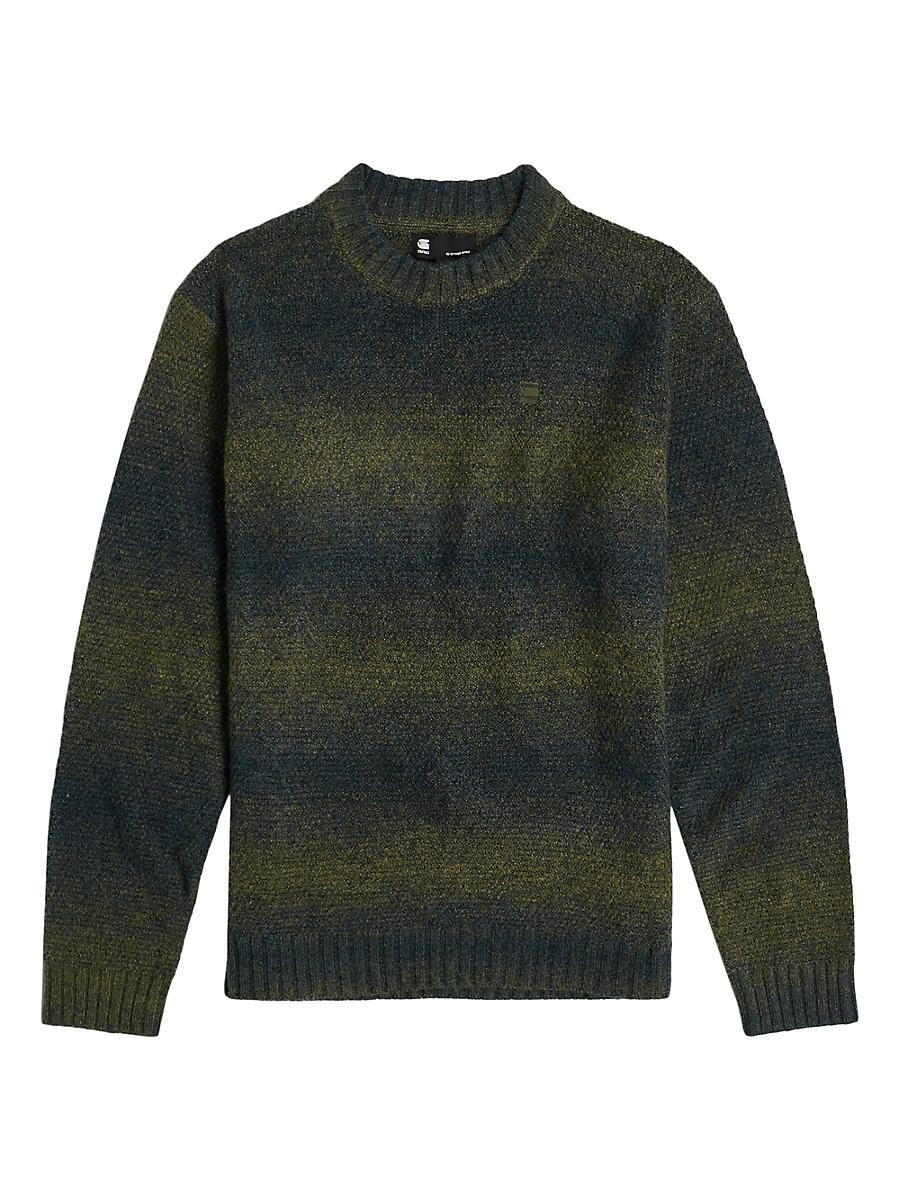 Mens Gradient Crewneck Sweater Product Image