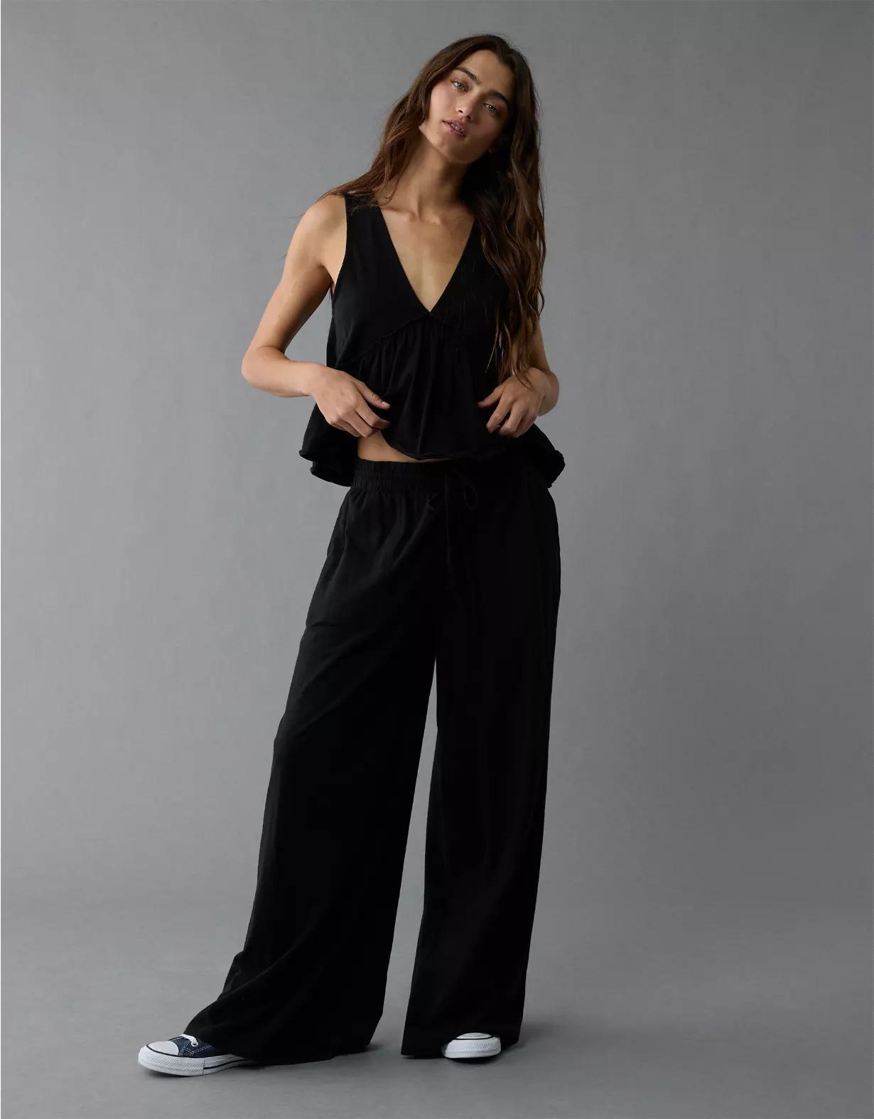 AE Sunchaser Knit High-Waisted Pant Product Image