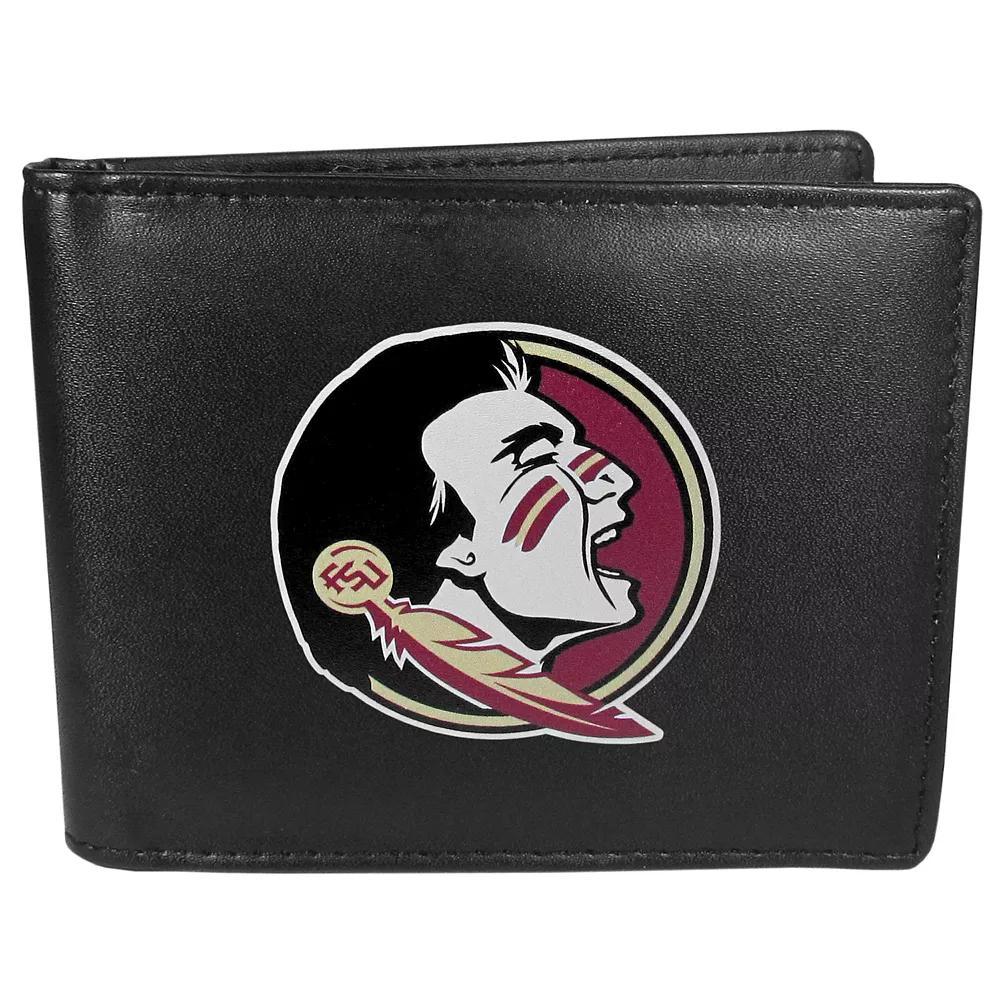 Men's Florida State Seminoles Leather Bi-Fold Wallet, Team Product Image