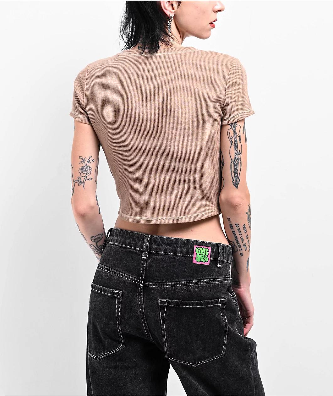 Zine Carmina Chantrelle Thermal Crop T-Shirt Product Image