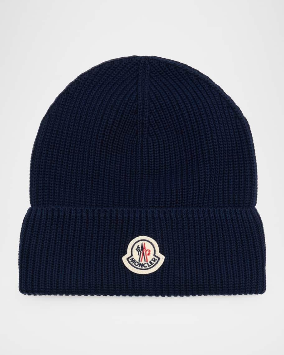 Mens Ribbed Cotton Beanie Product Image