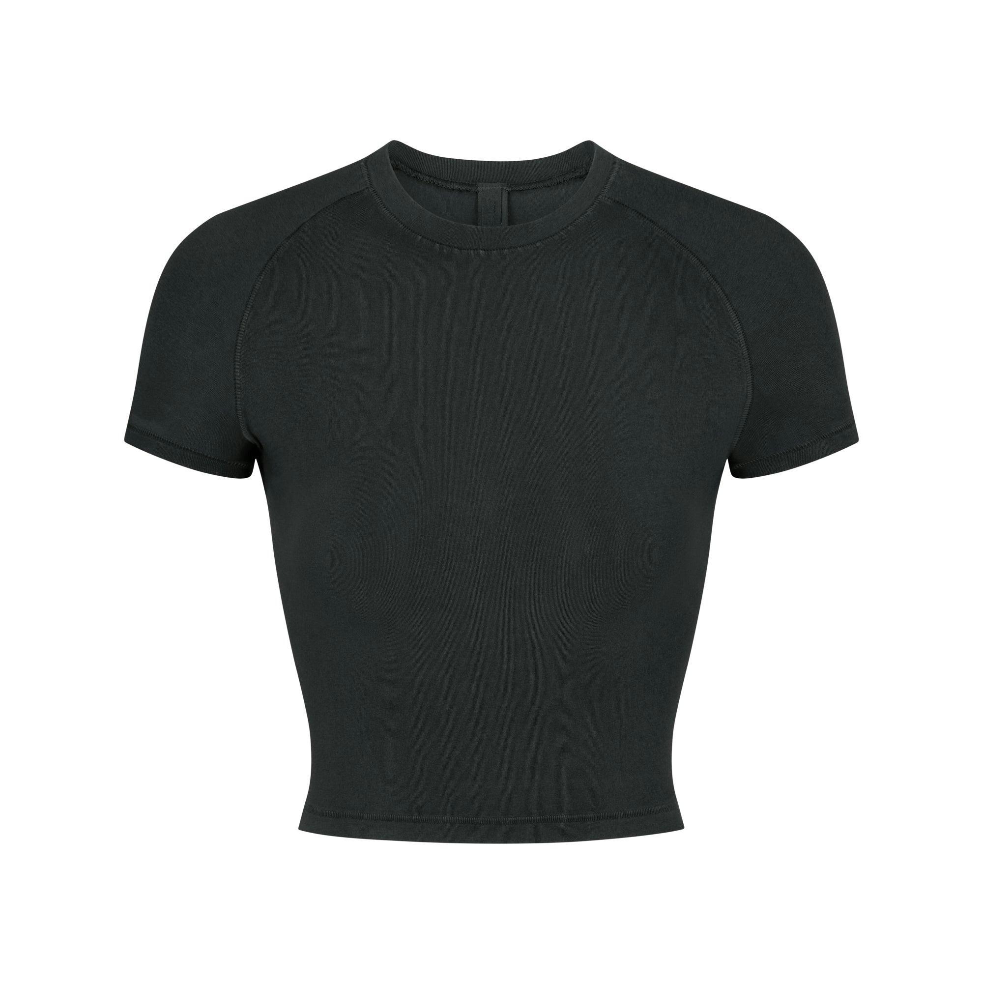 NEW VINTAGE CROPPED RAGLAN T-SHIRT | WASHED ONYX Product Image
