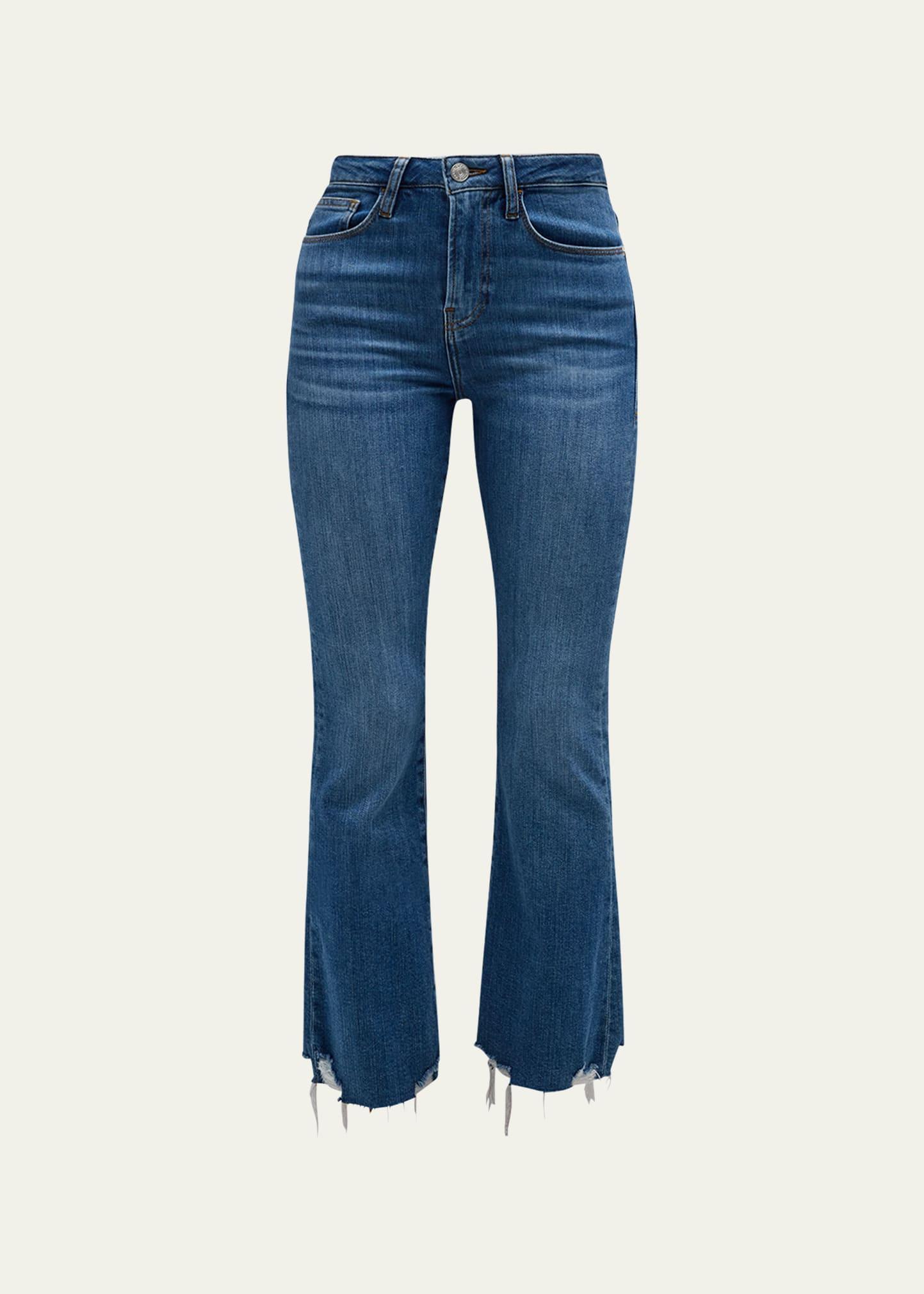 Womens Le Crop Mini Boot-Leg Jeans Product Image