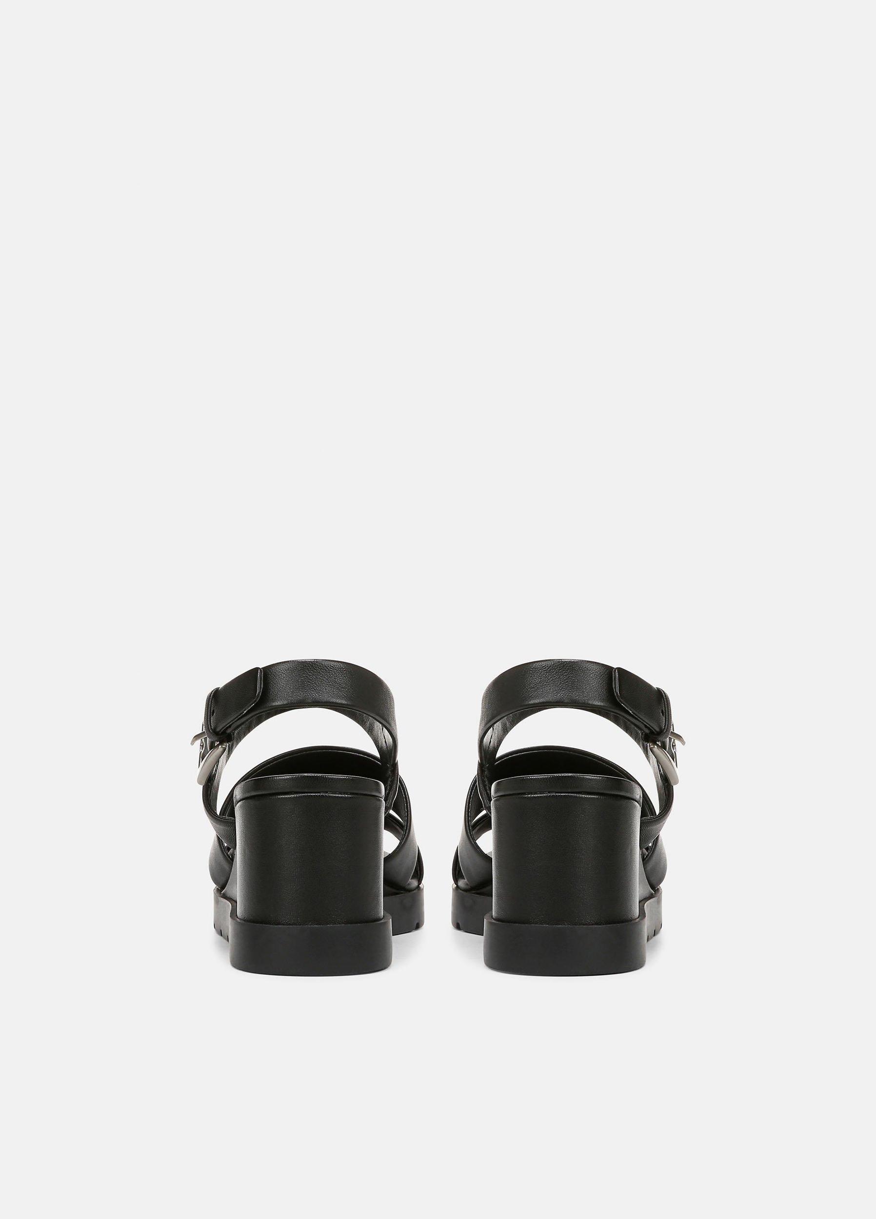 Rochel Leather Wedge Sandal Product Image