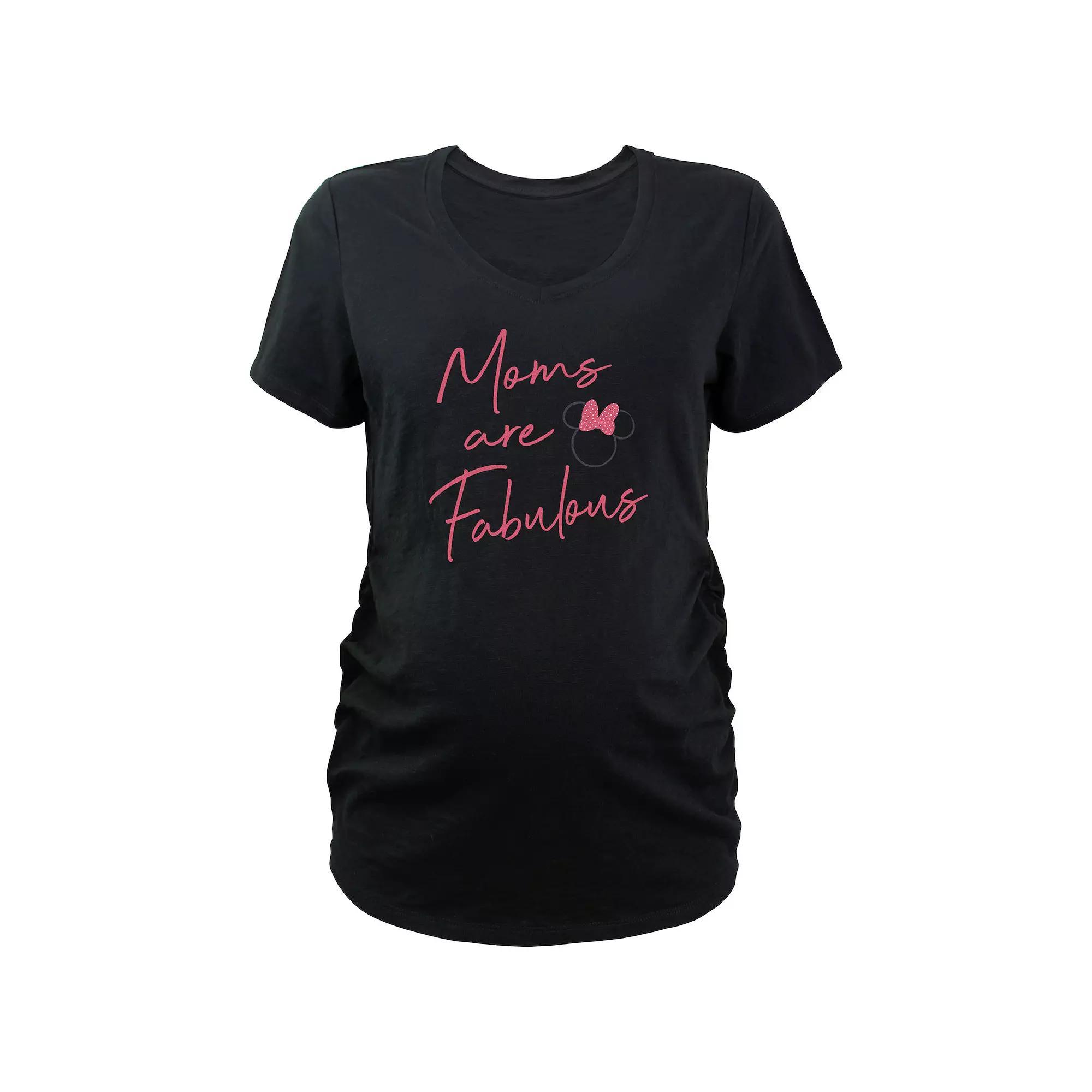 Maternity Nickelodeon SpongeBob SquarePants Excited Graphic Tee, Women's, Size: Small-Mat, Black Product Image