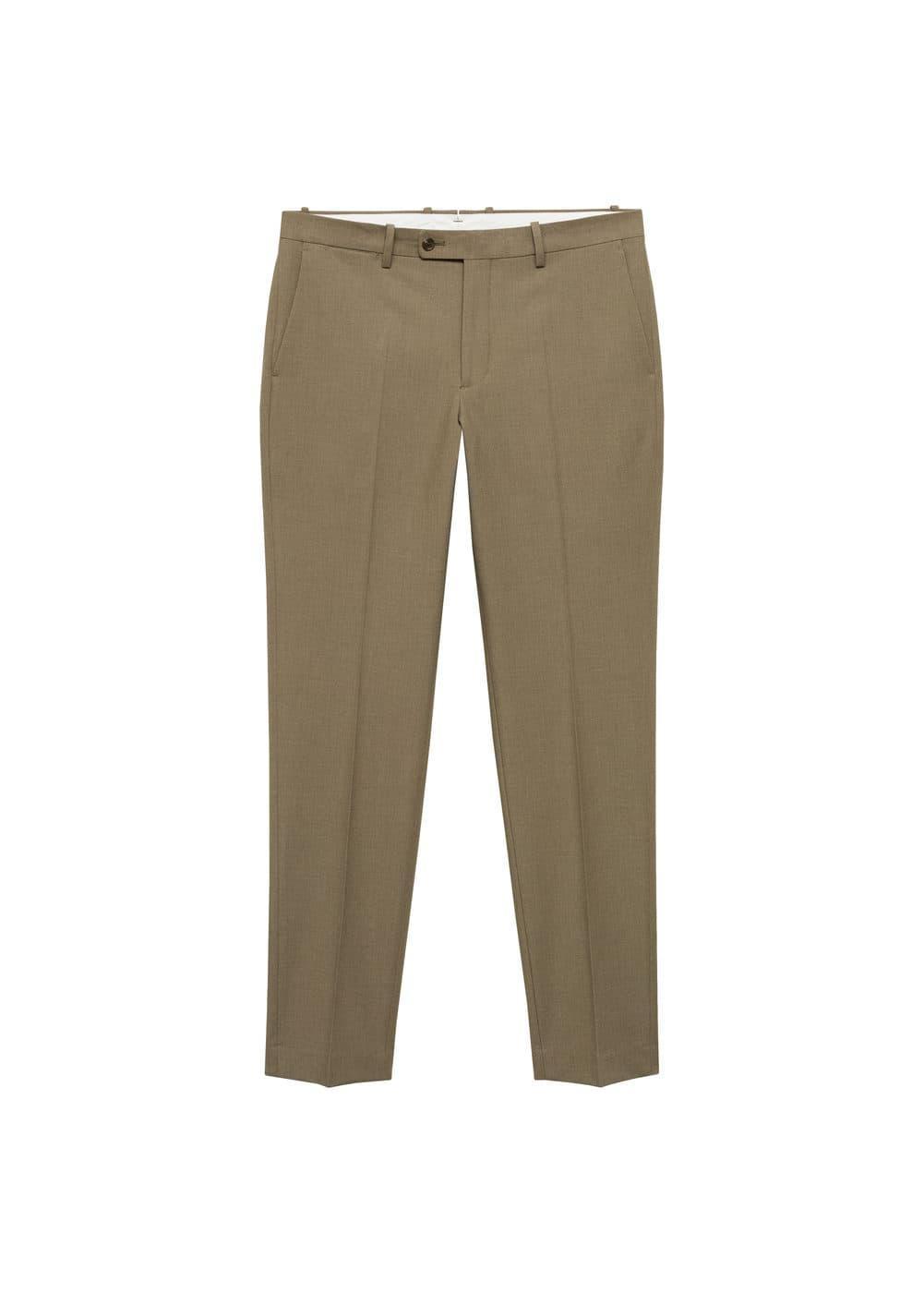 Stretch-fabric slim-fit suit pants - Men | MANGO USA Product Image