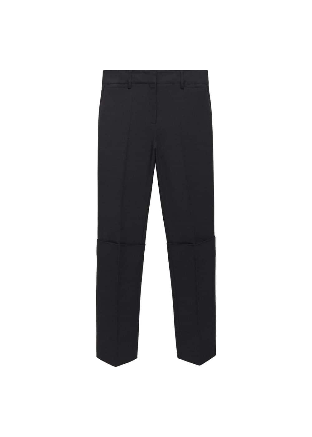 Womens Mid-Rise Adaptive Utility Cargo Pants - Universal Thread Black 6 Product Image