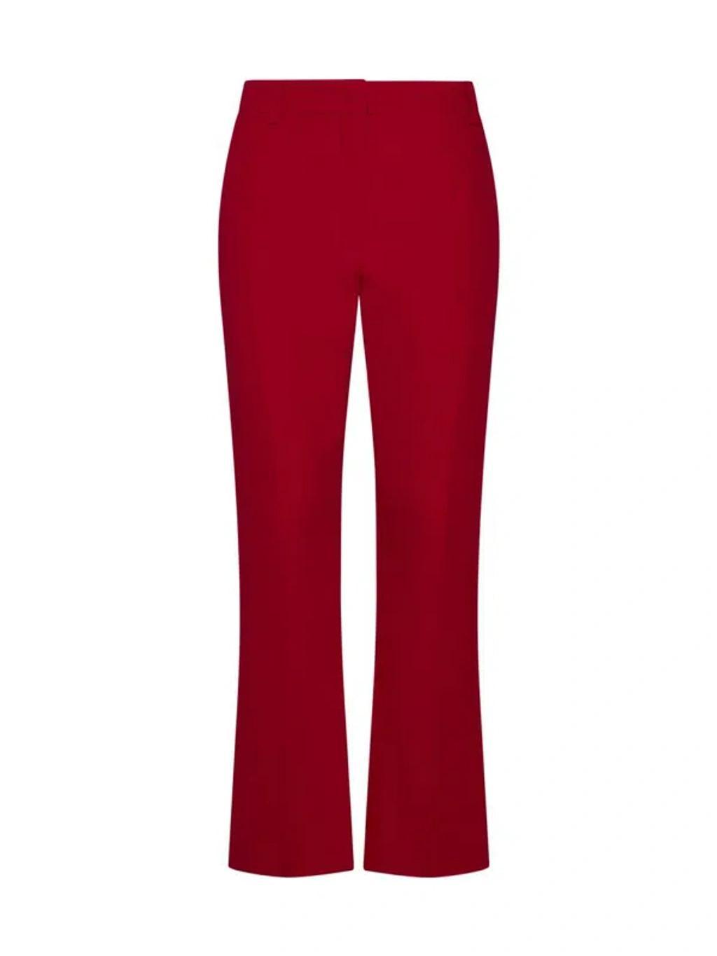 VALENTINO Trouser In Red Product Image