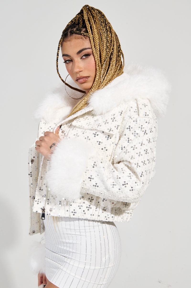 SNOWBIRD FUR TRIM PUFFER Product Image