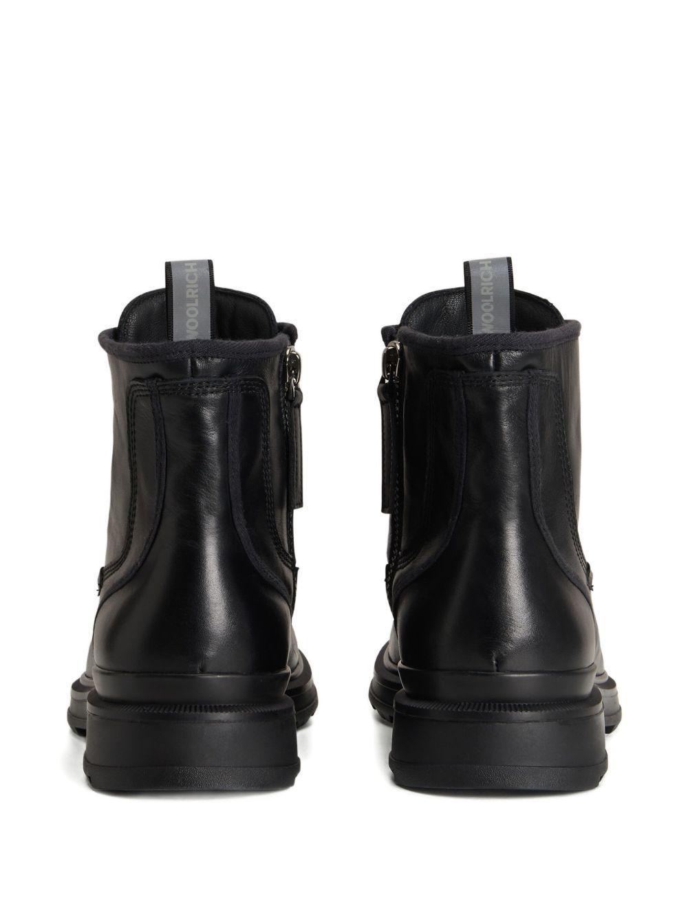 lace-up zip boots Product Image