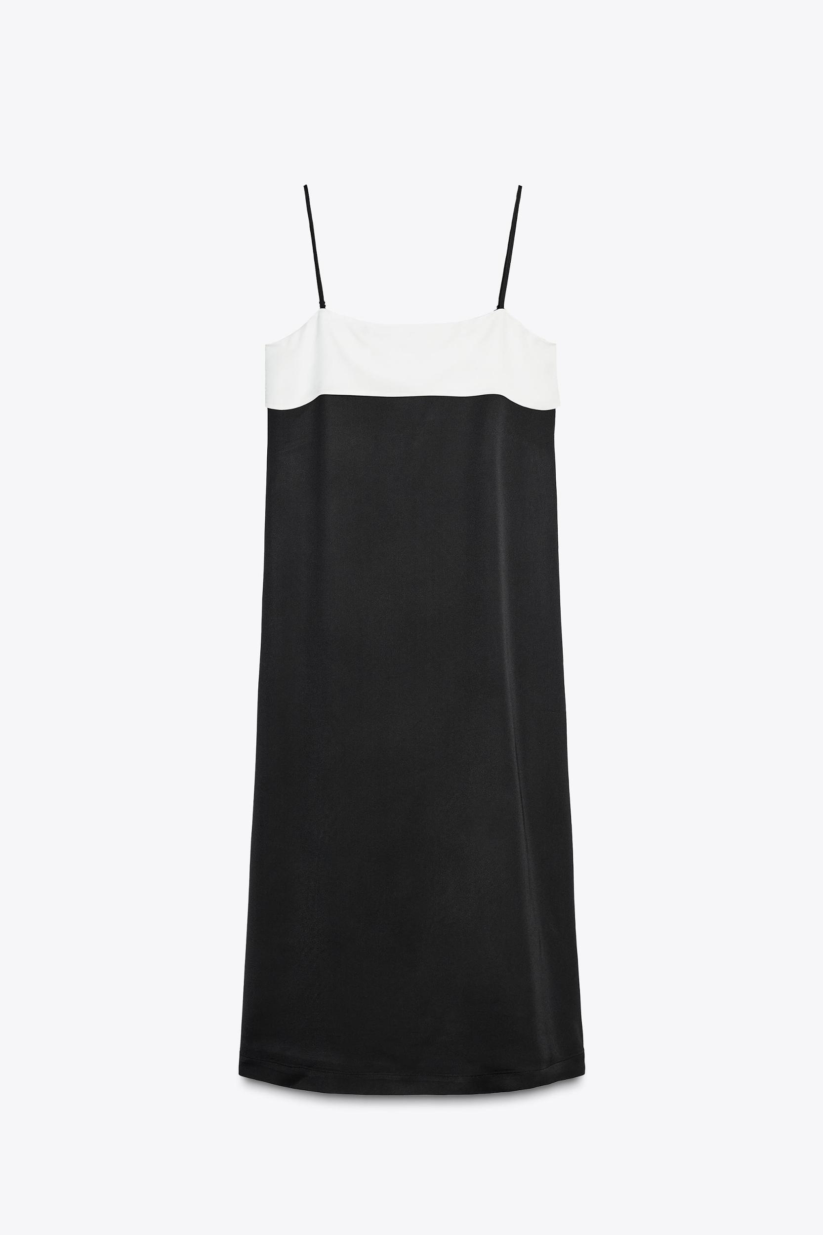 ZW COLLECTION MINIMAL SATIN DRESS Product Image