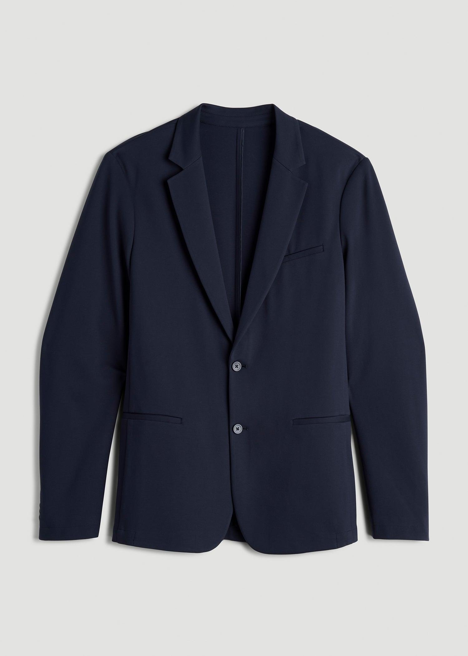 Flex Tech Suit Jacket for Tall Men in Navy Male Product Image