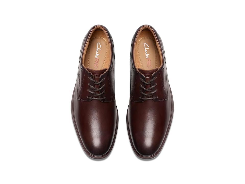 Clarks Eldredge Plain (Dark Leather) Men's Lace Up Wing Tip Shoes Product Image
