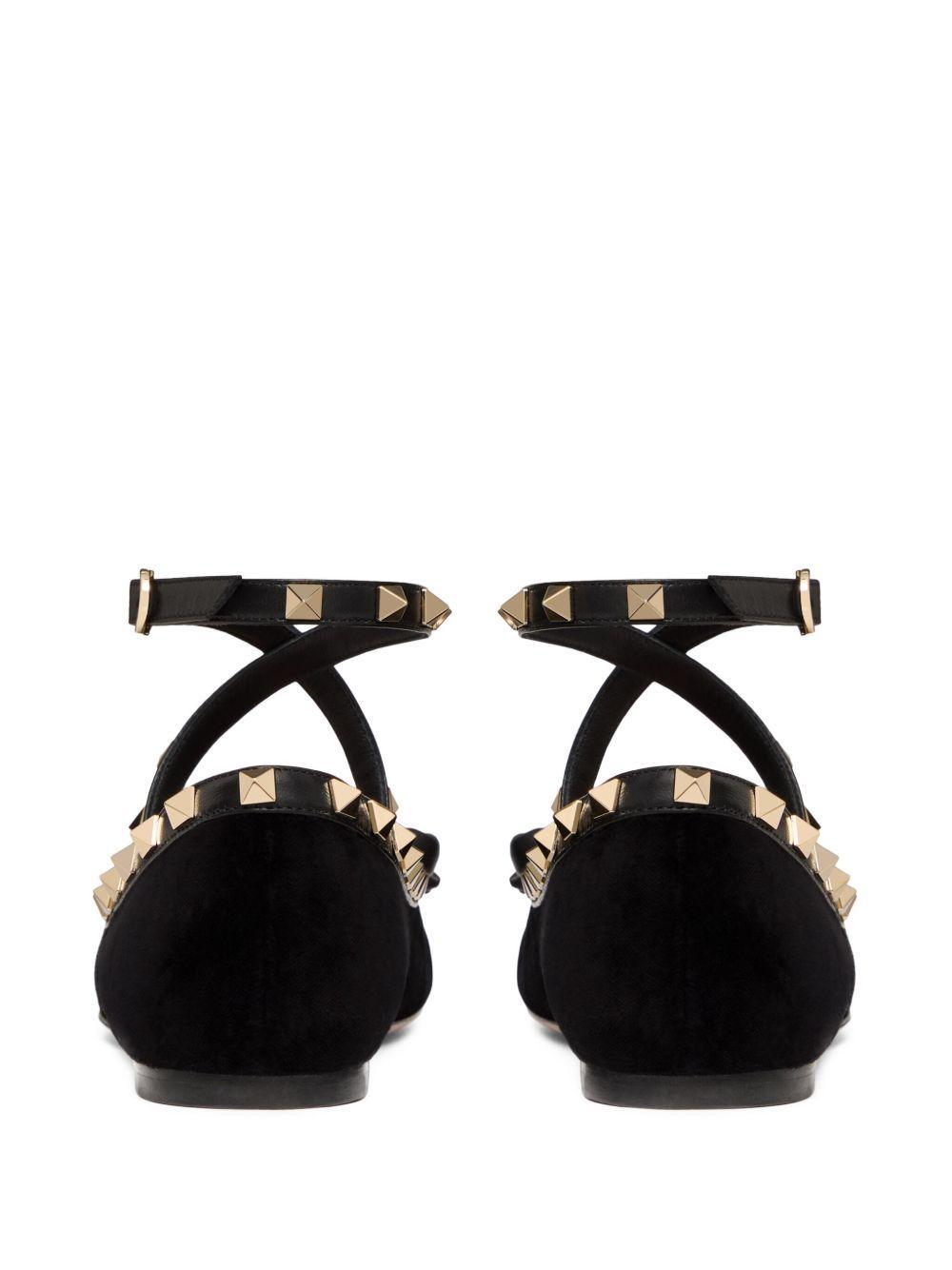 Rockstud strappy ballets Product Image