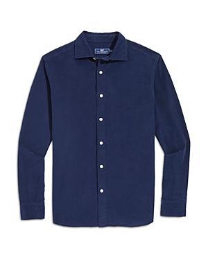 Vineyard Vines Corduroy Spread Collar Shirt (Crimson) Men's Jacket Product Image
