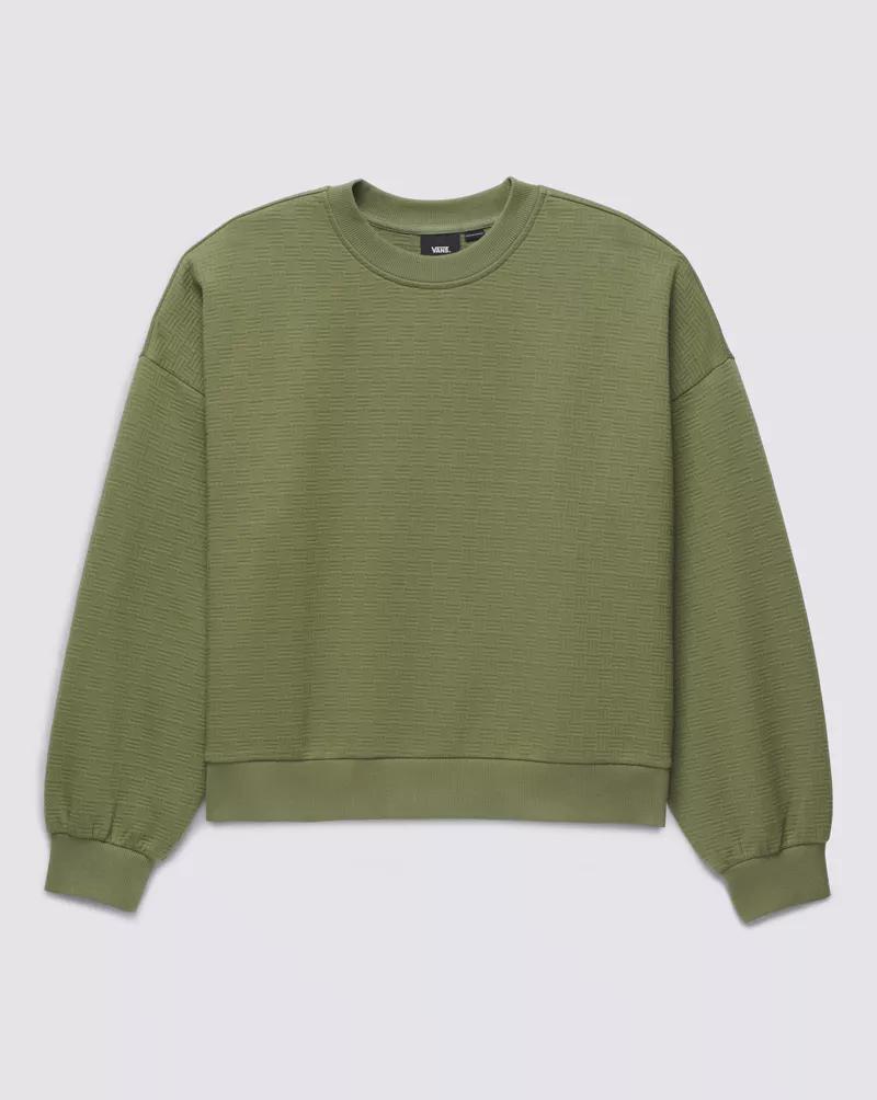 Sabine Loose Jacquard Crew Sweatshirt Product Image