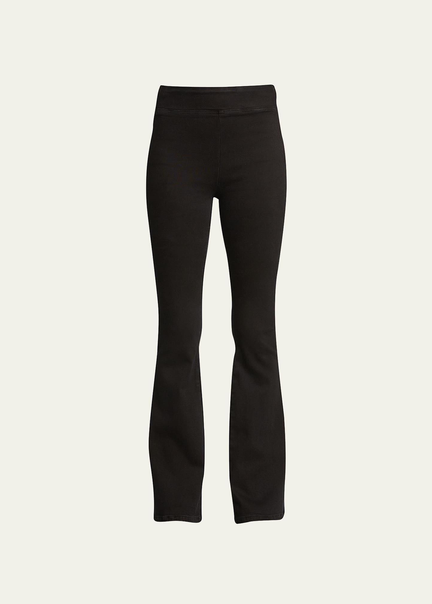 Frame The Jetset High Rise Flare Jeans in Sheen Noir Product Image