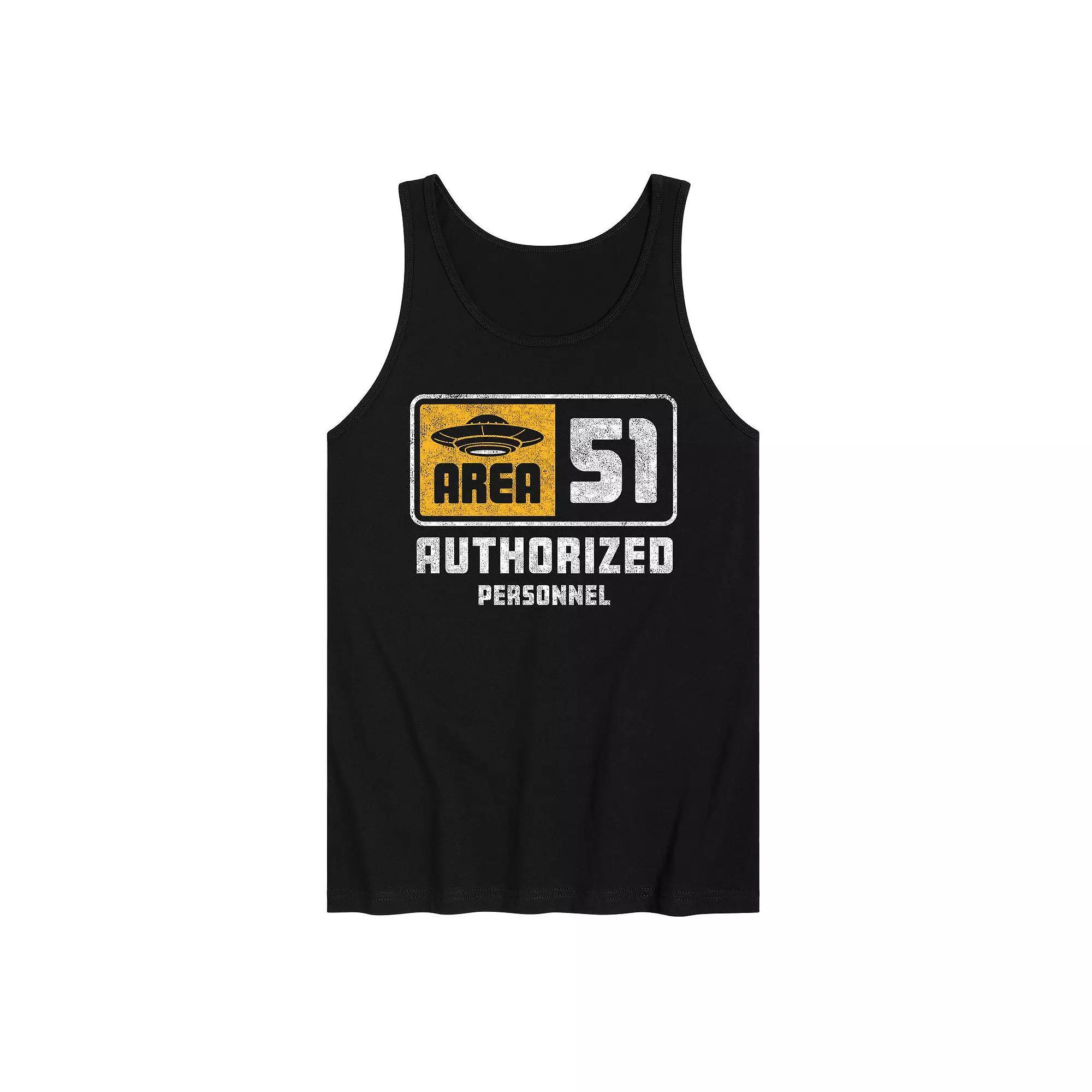 Mens Area 51 Personnel Tank Top Product Image