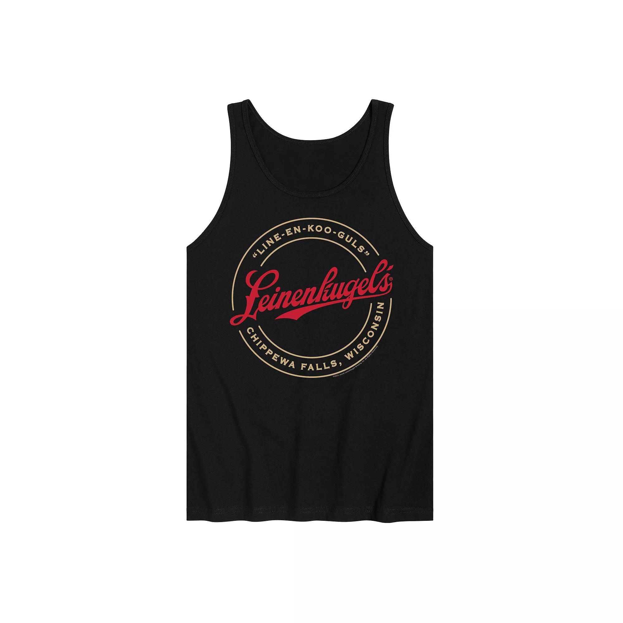 Men's Leinenkugel Logo Tank Top, Size: Large, Black Product Image
