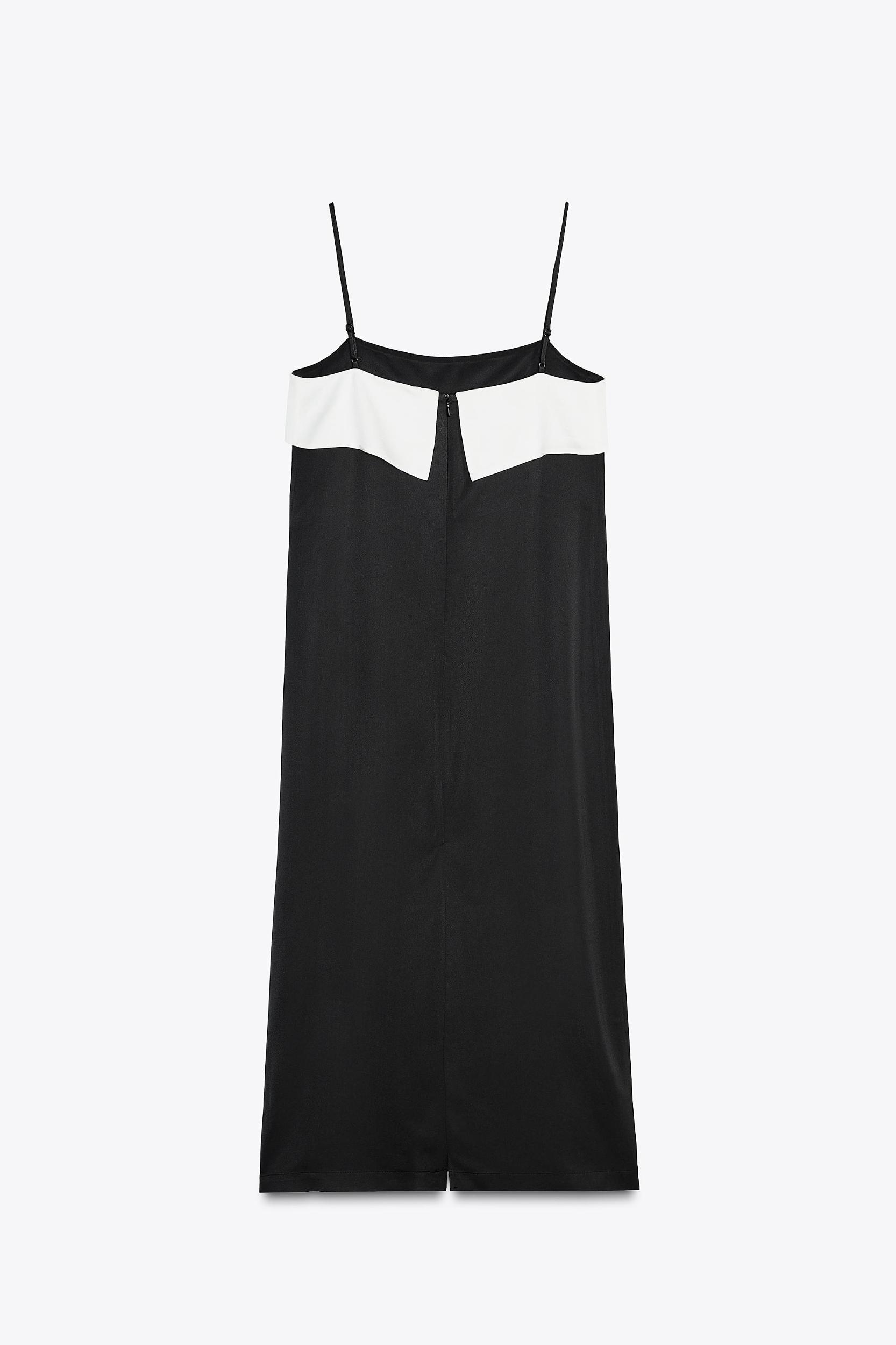 ZW COLLECTION MINIMAL SATIN DRESS Product Image