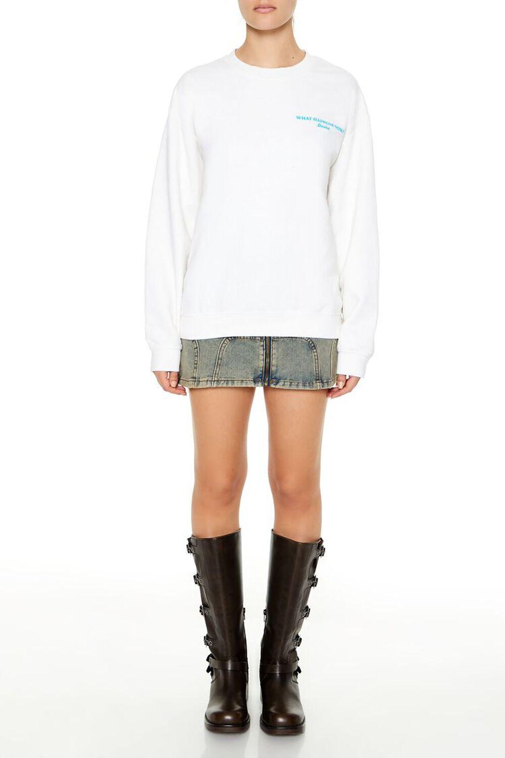 Dasha Graphic Fleece Pullover | Forever 21 Product Image