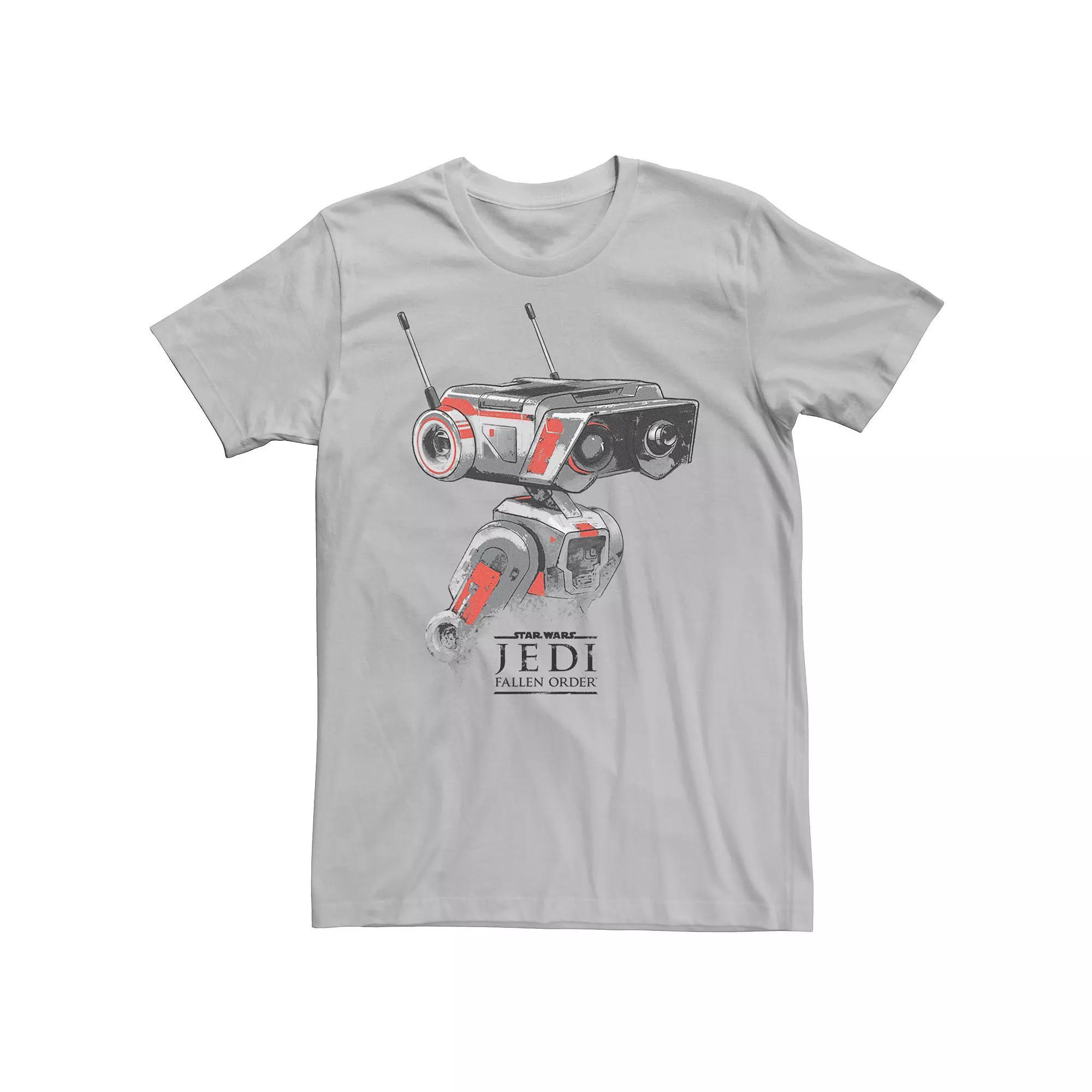 Men's Star Wars Jedi Fallen Order BD-1 Tee, Size: 3XL, Silver Product Image