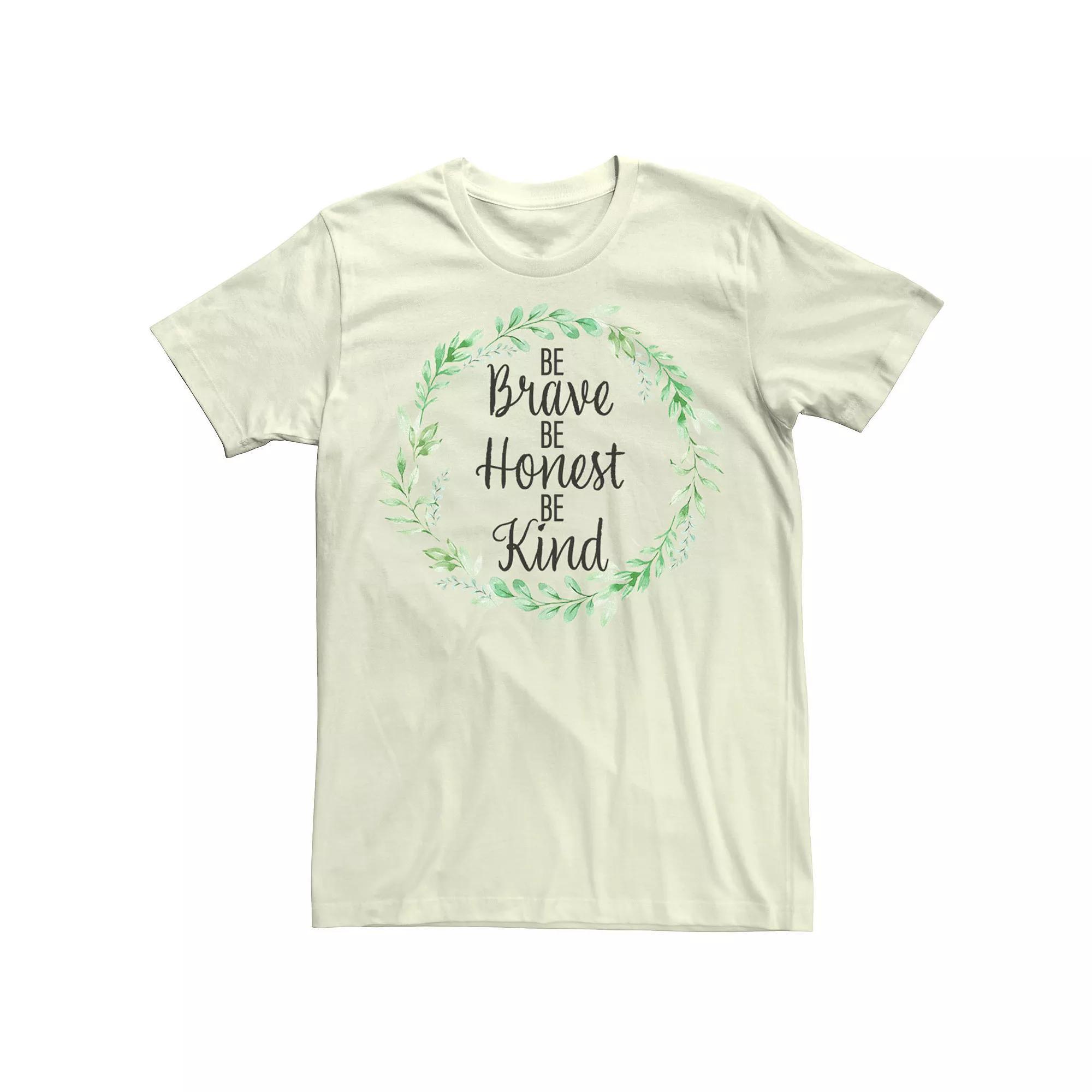 Mens Fifth Sun Brave Honest Kind Script Tee Product Image