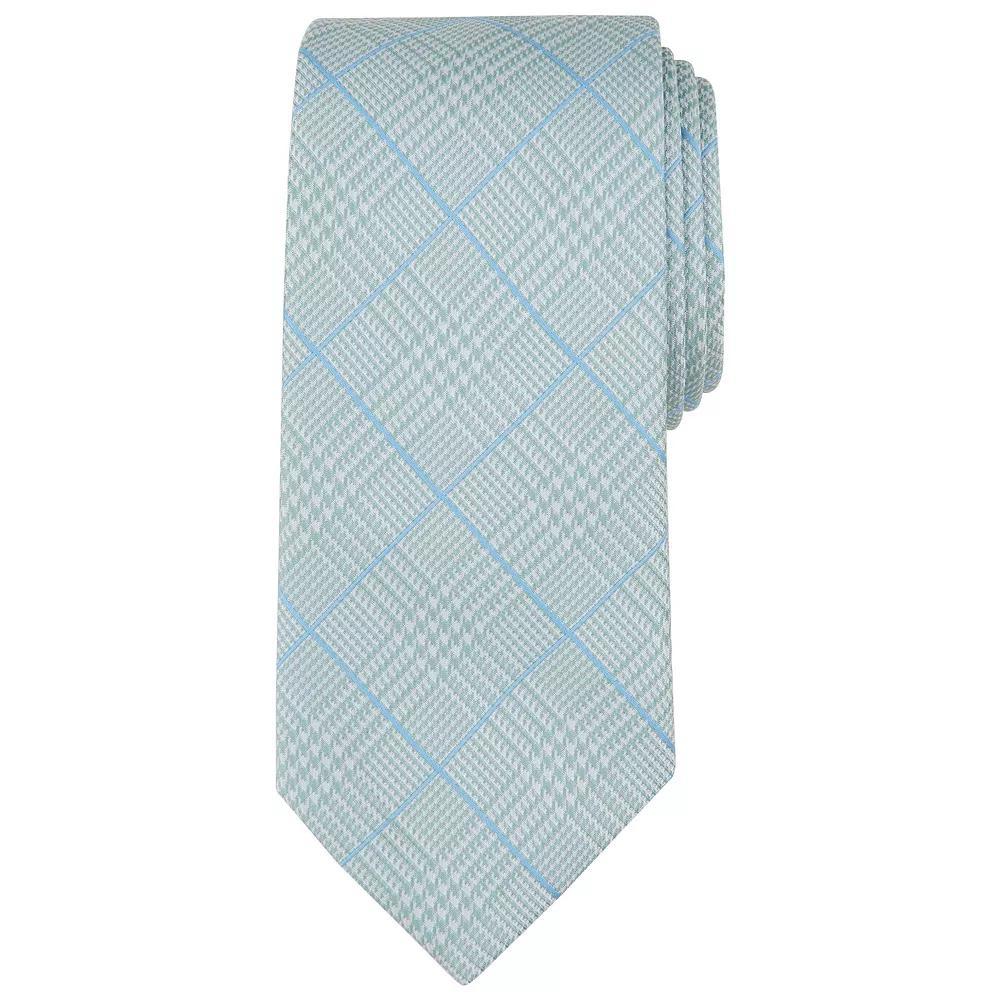 Men's Bespoke Patterned Tie, Green Briar Product Image