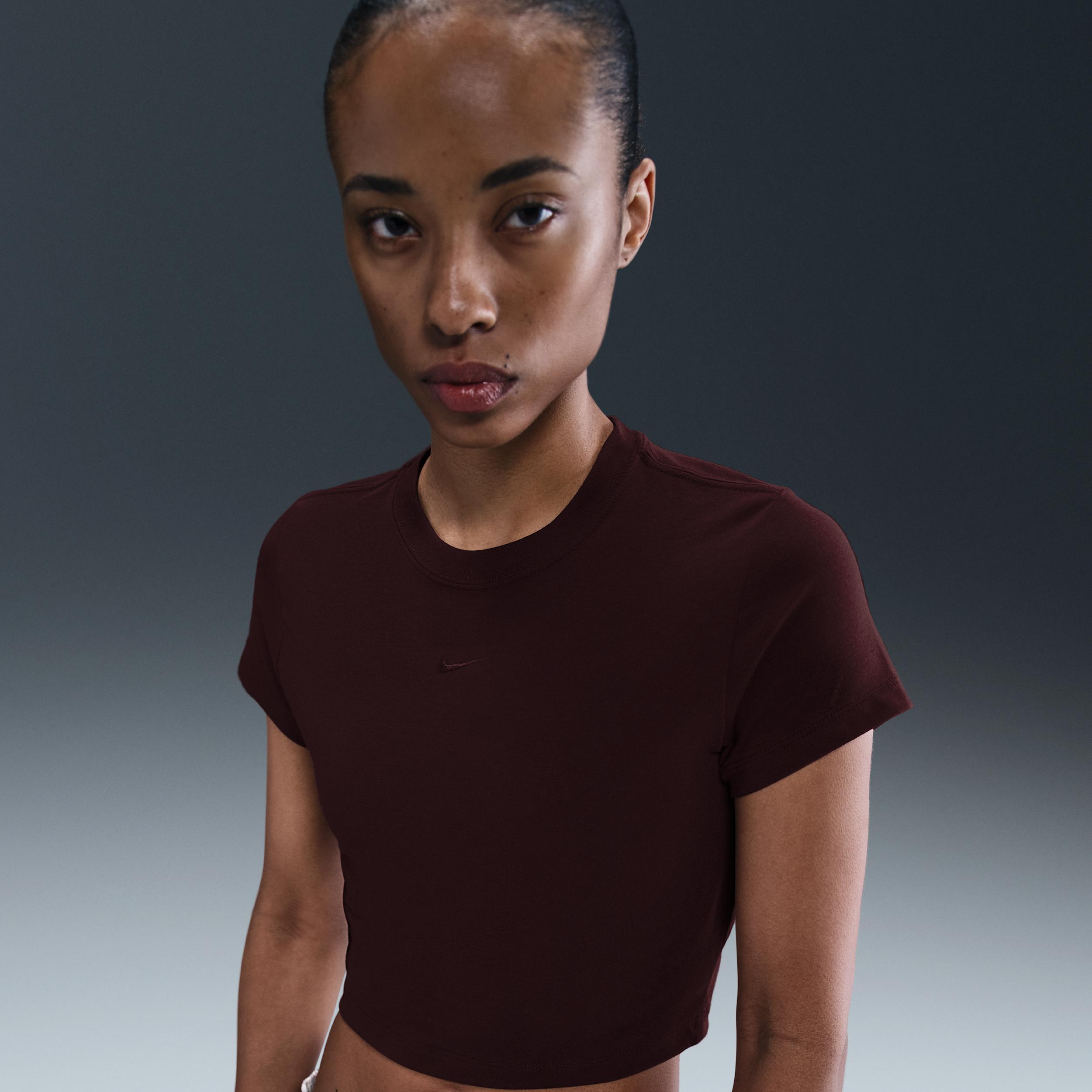 Women's Nike Sportswear Chill Knit Cropped T-Shirt Product Image