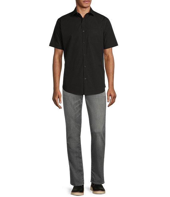 Murano Solid Poplin Short Sleeve Woven Shirt Product Image