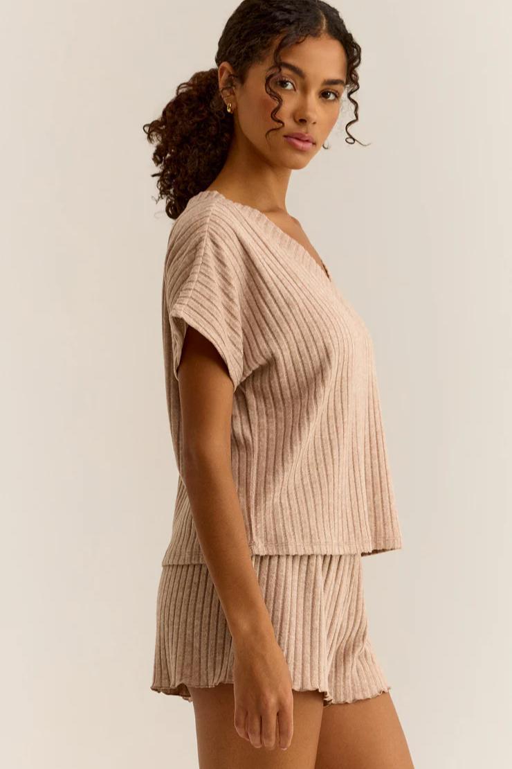 Harper Rib Vneck Product Image
