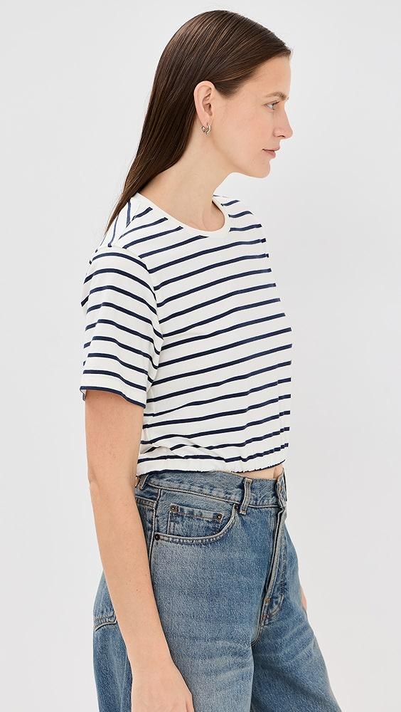 SIMKHAI Jojo Short Sleeve Cropped T-Shirt | Shopbop Product Image