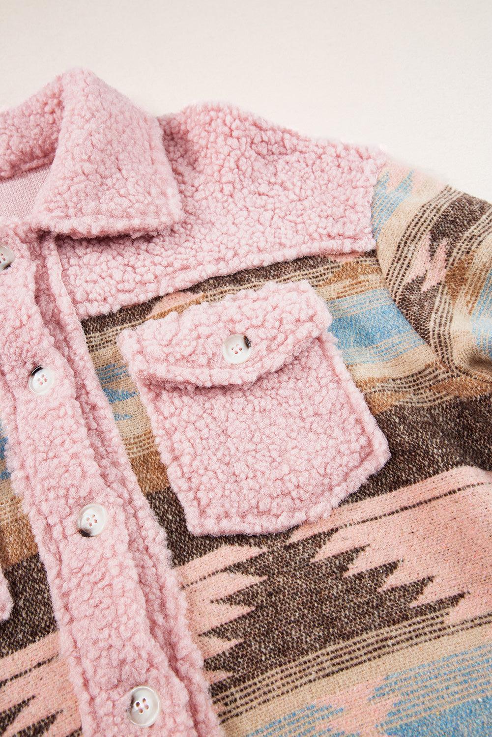 Aztec Sherpa Lined Jacket Product Image