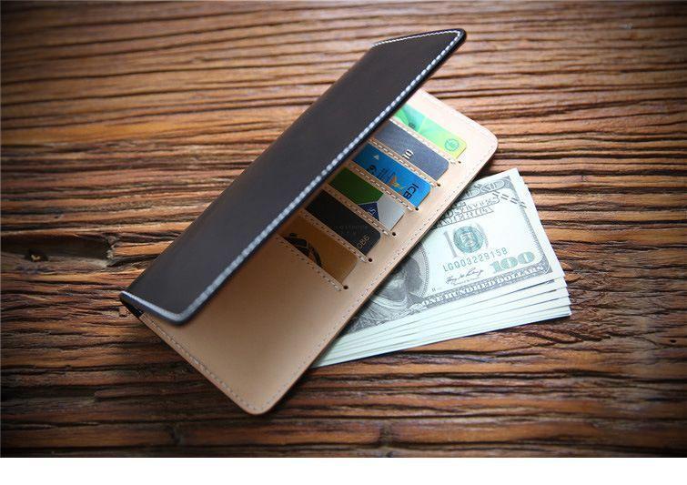 Faux Leather Long Wallet Product Image