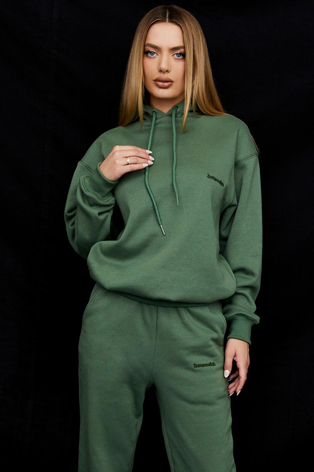 Halo  moss oversized hoodie Product Image
