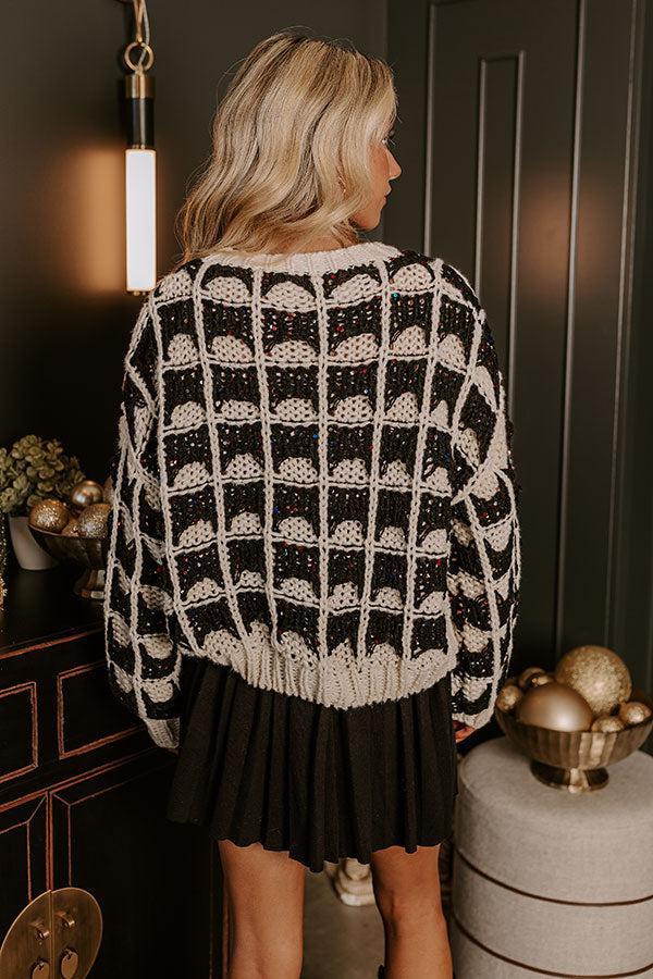 Fit Check Sequin Knit Sweater Product Image