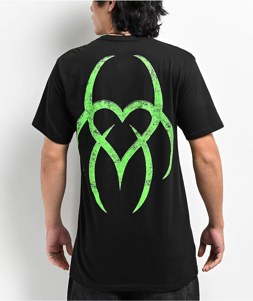 Hazheart American Scumbag Logo Black T-Shirt Product Image