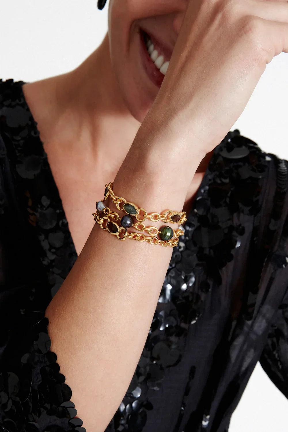 Chan Luu Leona Bracelet in Smoky Quartz Product Image