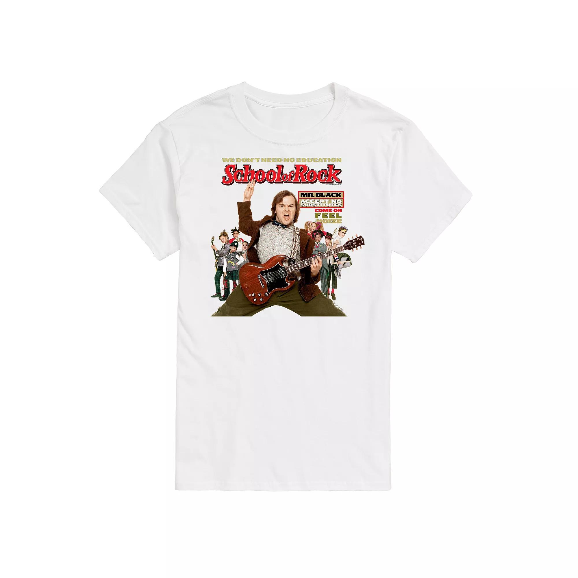 Big & Tall School of Rock Cover Graphic Tee, Mens Product Image