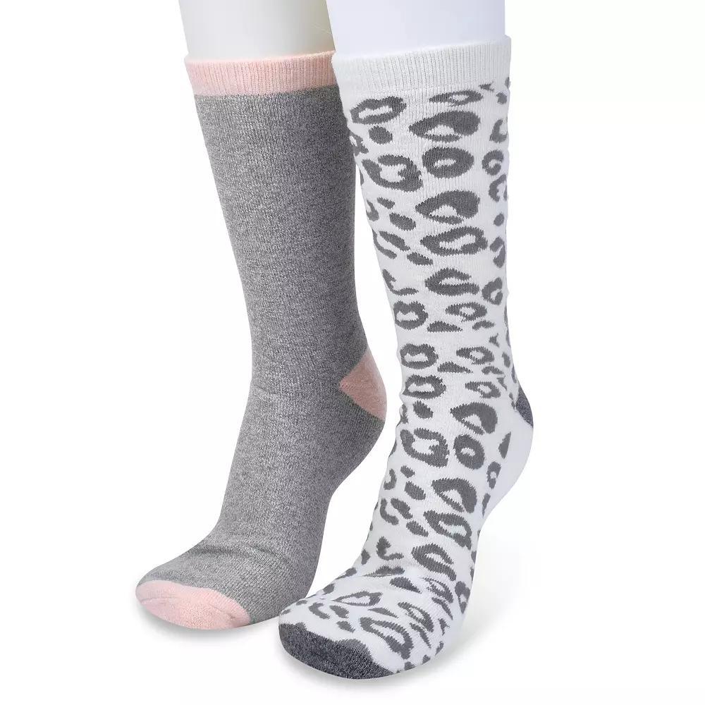 Women's GaaHuu 2 Pack Cushioned Thermal Socks, Size: 9-11, Natural Reindeer Product Image