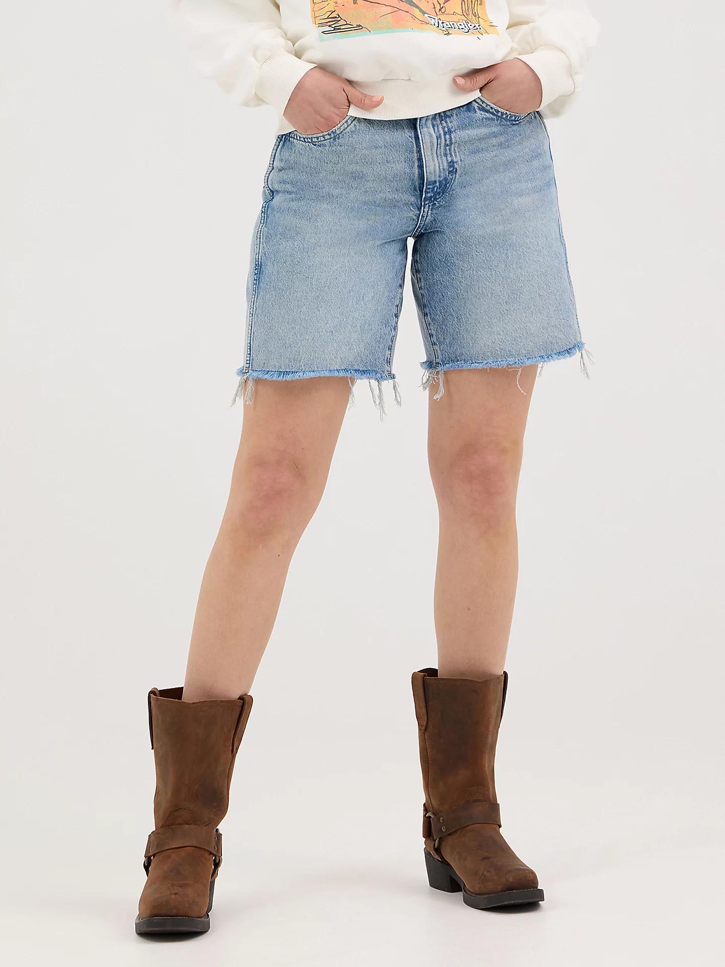 Women's Cowboy Longline Short | Women's SHORTS & SKIRTS | Wrangler® Product Image
