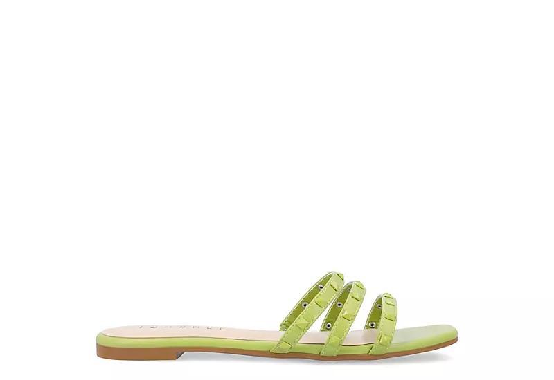 Journee Camarie Women's Embellished Strappy Sandal, Size: 8.5, Beige Product Image