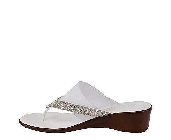 Italian Shoemakers Deleiza Women's Sandals, Size: 6, White Product Image