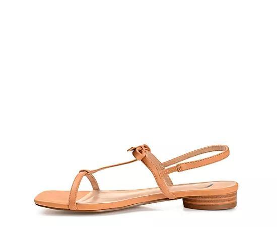 Journee Zaidda Women's T-Strap Sandals, Size: 6, Pink Product Image